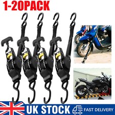Automatic Self Retractable Ratchet Tie Down Strap 25MM x 3.3 Metre w/ Hooks