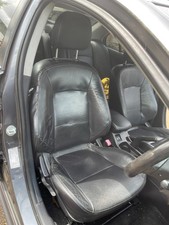 Mitsubishi Lancer 2008 MK9 - Off Side Front Driver's Seat In Black Leather