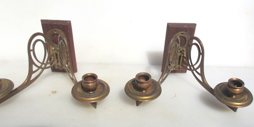 Antique bronze piano - antique, candle