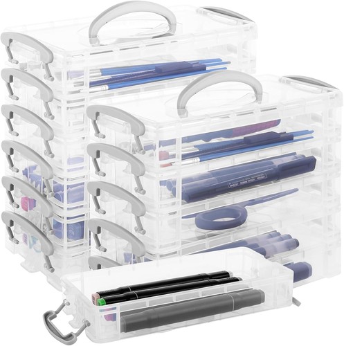 Pack plastic pencil box - 12,