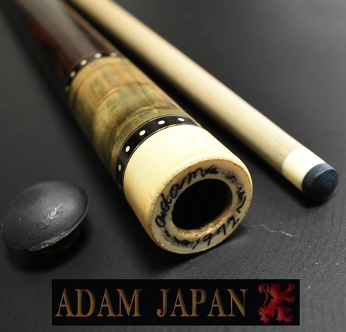 Old adam billiard cue 3 - billiard,