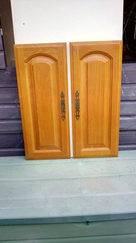 Pair solid light oak - solid,