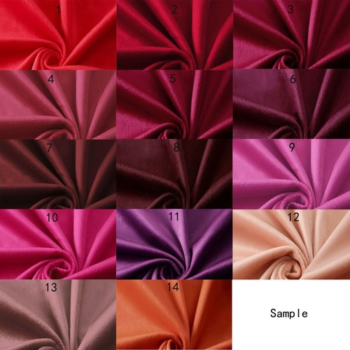Red velvet fabric the yard - velvet,