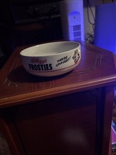 1987 Kellogg's Ceral Bowl Frosties Tony The Tiger Cereal Bowl Vintage