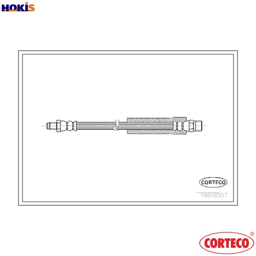 Brake hose 19018507 for bmw - hose,