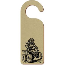 'Amphibious ATV 4 Wheeler' 200mm x 72mm Door Hanger / Sign (DH00040490)