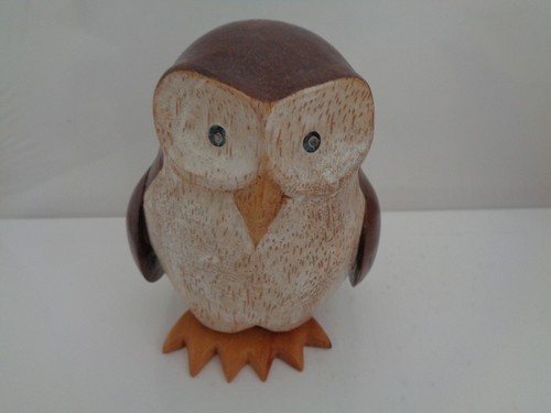 Dcuk wooden owl figurine - dcuk,
