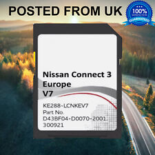 NISSAN Connect 3 V7 Navigation SD CARD Juke Micra Qashqai Map UK 2022 2023