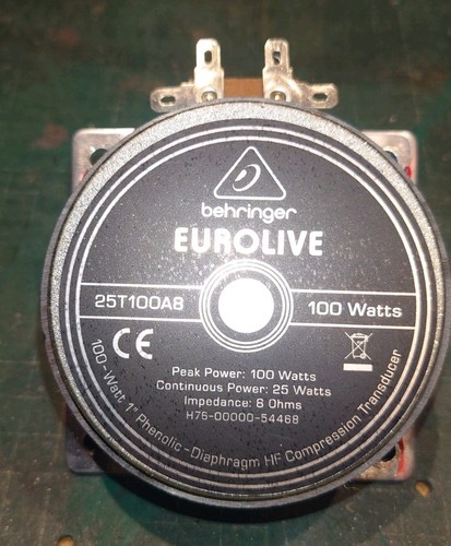 Behringer compression tweeter