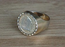 Mens Chunky Signet Ring with