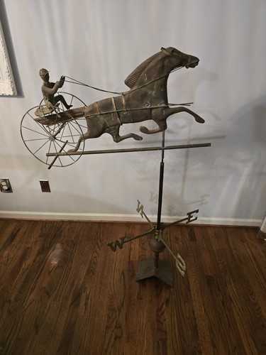 Antique copper horse - copper, &