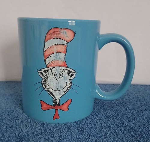 Seuss blue mug cartoon - seuss,