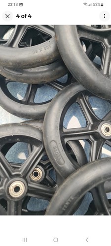 Wheelchair castor pair - castor, of