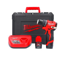 Milwaukee M12BLPDRC-202C 12V Brushless Percussion Drill Kit 2x2.0Ah & Charger
