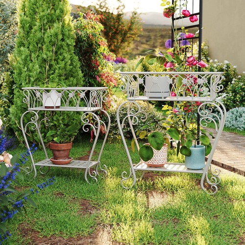Metal plant stand flower - metal,