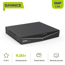 SANNCE 8CH 5MP Lite DVR 24/7