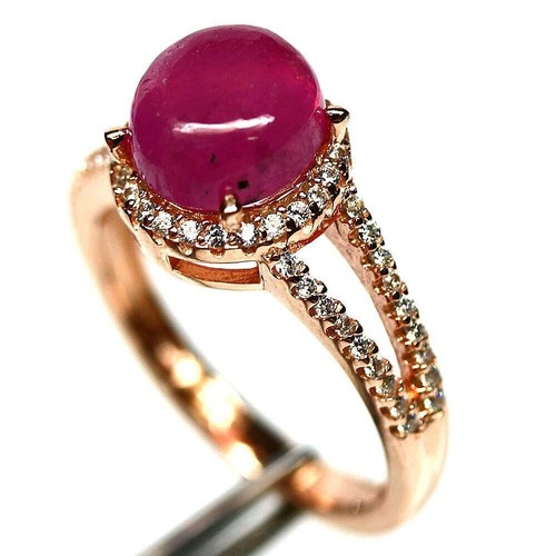 28ct pink ruby white - ruby, topaz