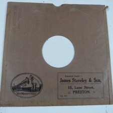 10" 78 rpm gramophone record