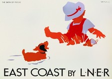 Vintage East Coast LNER Poster
