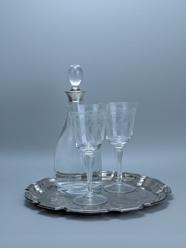 Vintage salver tray - vintage,