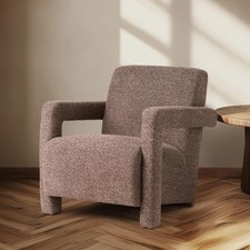 Kansas Armchair Taupe Textured