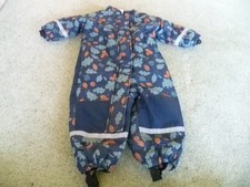 Lindex Waterproof Overalls Puddle Suit Unisex Toddler 9-12 Months