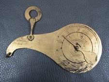 Antique brass letter postal balance scales