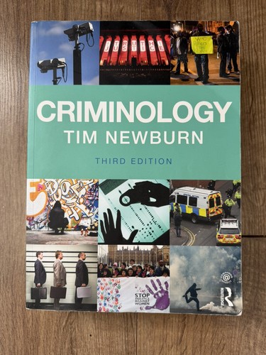 Criminology tim newburn - criminology,
