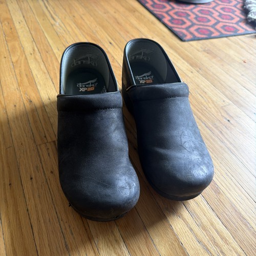 Dansko black leather - xp,
