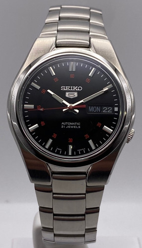 Seiko automatic black - black, dial