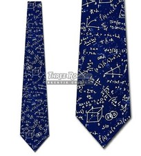 Math Ties Mens Simple