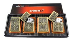 4 x Metal Petrol Lighter