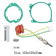 Car Air Diesel Gasket + Ceramic Glow Plug For Chinese Air Diesel Heater 12V 5kw