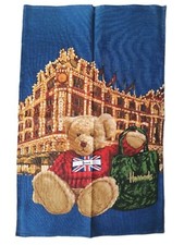 LINEN Harrods Teddy Bear Tea Towel new