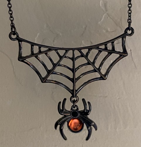 Black widow spider web - black,