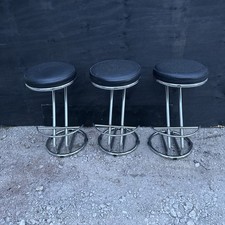 X3 Chrome Kitchen Bar Stools