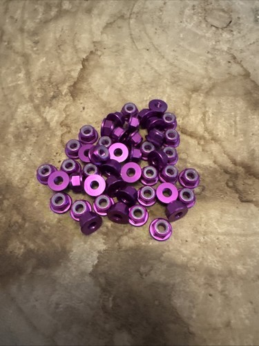 Wheel nuts nyloc purple - nuts,