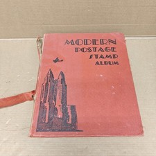 Vtg Modern Postage Stamp album