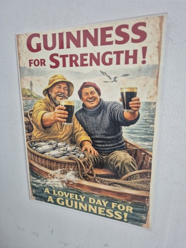 Guinness metal tin wall sign - tin,