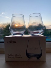 Whisky glass, Ron Abuelo Rum