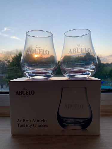 Whisky glass ron abuelo rum - whisky,
