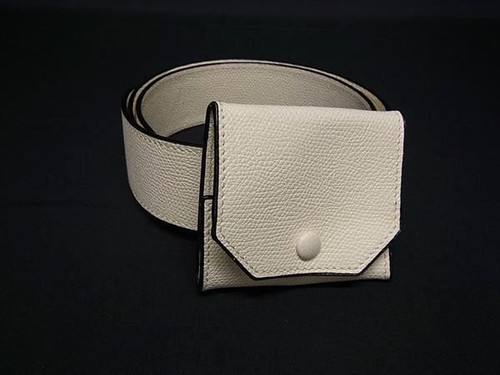Valextra leather with - with, coin