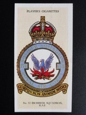No.35 (BOMBER) 57 SQUADRON - R.A.F. BADGES with MOTTO - Players 1937