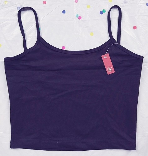Women plain stretchy crop - women's,