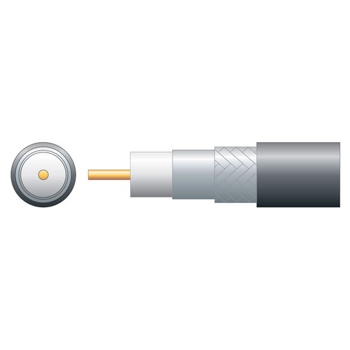 Coaxial cable with - cable, aluminum