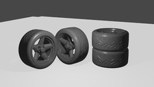 1/24 Mercedes Penta wheels