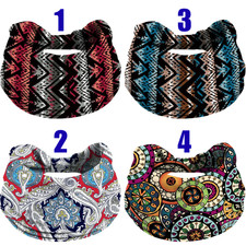 Boho Tribal/Mandala Headbands Colourful Non-Slip Elasticated Hair Bands 4 Styles