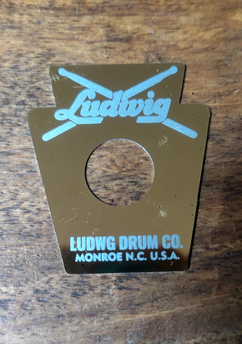 Ludwig keystone drum badge - ludwig, /