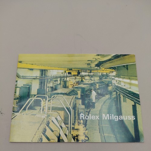 Rolex milgauss booklet - milgauss,