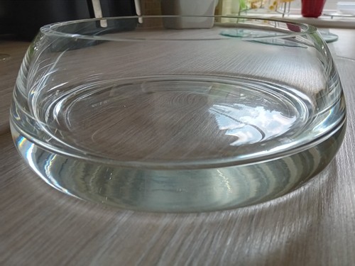 Vintage large heavy glass - large, |
